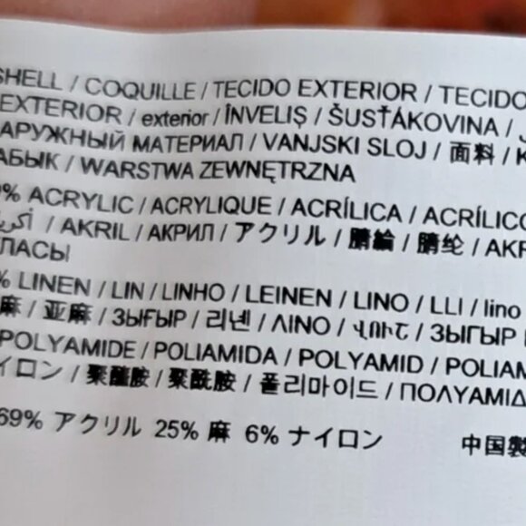 DESIGUAL Long-Sleeve Pullover•Fine Gauge Knit•Linen Blend•Floral Collage•Medium• - Picture 8 of 8